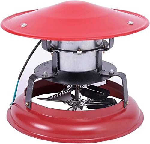 Samnuerly Schornstein-Kaminventilator, Schornstein-Ventilator, Schornstein-Rauchabsauger, Schornstein-Aufsatz, Haushaltsdach-Schornstein-Abluft-Rauchmaschine, Rauchabzugs-Ventilator, Gebläse, 100 W