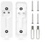 Replacement Mount Bracket Back Plate Mounting Plate Bracket Kit for Video Doorbell (White)