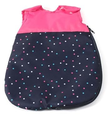Bayer Chic 2000 794-84 Puppen Bola, Schlafsack für Babypuppen, Konfetti pink