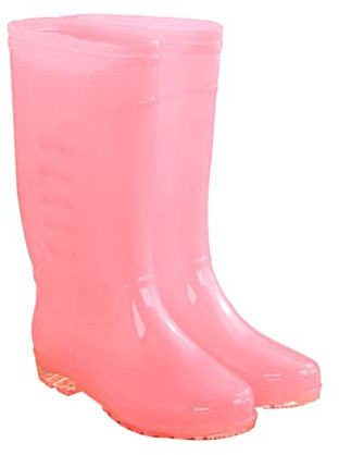 1 paio di stivali da pioggia stivali da pioggia da uomo stivali da pioggia trasparenti scarpe da giardino moda donna PVC gomma arancione stivali da pioggia non scarpe da pioggia protezioni per scarpe