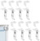 NIYATA 18Pcs Support Serrage pour Store Double Enrouleur, Aaccessoires de Rechange pour Store Double sans Perçage,pour Stores,Fenêtre en Bois,Rideaux