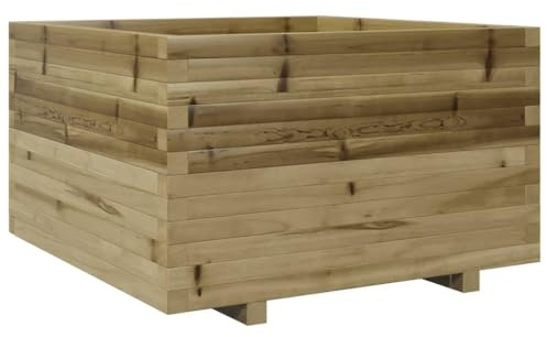 vidaXL Pflanzkübel, Blumenkasten für Garten Balkon Terrasse, Hochbeet für Gemüse Blumen Pflanzen, Blumenkübel Gemüsebeet Pflanzkasten, Kiefernholz Imprägniert