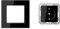 Jung SCHUKO Set Schwarz Serie A AC581SW Rahmen 1-fach + A1520SW SCHUKO® Steckdose