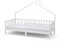 VitaliSpa Hausbett Justus, Bett aus Holz, Weiß, 90x200 cm mit Matratze