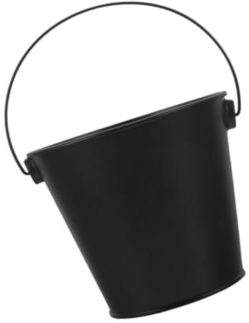 BEBEMOKO Mini barbecue d'extérieur réutilisable seau en métal pour barbecue Seau de barbecue Seau à graisse Seau à graisse Seau à graisse Accessoires de barbecue Seau de barbecue Seau de barbecue en