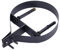 LOVIVER Support de tuyau de cheminée 5 Support de tuyau de cheminée en métal, diamètre 125 mm, robuste, fixation de l'anneau de suspension du tuyau de poêle, Noir
