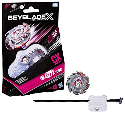 Beyblade X Brush Fox J 9-70GR CX Starter Pack Top and Launcher