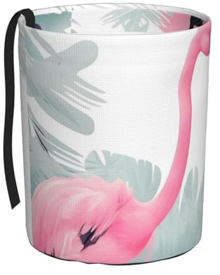 TVGPYBXF Poubelle de voiture flamant rose – Poubelle de voiture anti-fuite, sans odeur, vous permet de voyager propre et hygiénique.