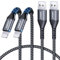SUNGUY iPhone Ladekabel Kurz, 2Stück 50CM [MFi-Zertifiziert] USB auf Lightning Kabel Nylon Kompatibel mit Carplay iPhone 14/13/12/11 Pro Max Mini Xs 8 7 6 5 Plus, iPad Air/Mini-Grau