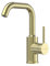 KeeGone Waschbeckenarmatur, 360° drehbar, Edelstahl-Wasserhahn bad mit Warm- und Kaltwassermischer,badarmatur waschbecken. Gold