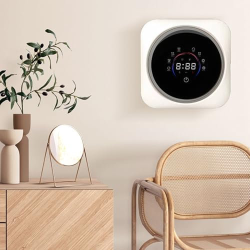 Mini Combo De Lavadora Y Secadora Portátiles 2 En 1: Lavadora De Tambor Delantera Totalmente Montada En La Pared Con Panel De Control Lcd - Para Ropa Pequeña, Ropa Interior, Calcetines Wall-Mount