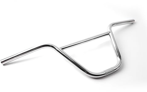 POLSO Fahrradlenker, Chrom, 24,1 cm, 4130, 22,2 mm, 750 mm, Chrom-Lenker, BMX, Fahrradzubehör (Chrom)
