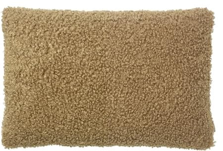 blomus Kissenhülle -Teddy- | Farbe Tan | Größe 40x60 cm | Kuschelig weich | Deko Kissenbezug