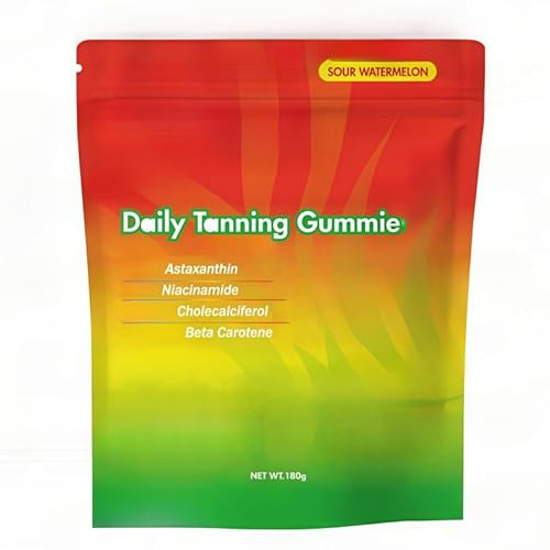 Tanning Gummies, Selbstbräuner für einen natürlichen Glanz, vegan und zuckerfrei