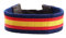 Pi2010 - Pulsera Tela Marino con Bandera de España, 19CM