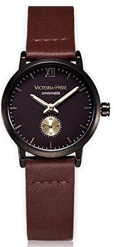 VICTORIA HYDE Klein Uhr Damen Analoges Quarzwerk Leder Armband