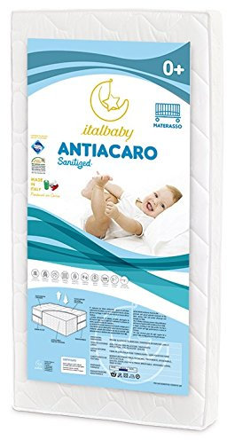 Italbaby Antiacaro Matratze, 55 x 110 cm, mehrfarbig, Einheitsgröße