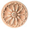 PANNELLO DA PARETE ROSONE FIORE IN TERRACOTTA FATTO A MANO ; DIAMETRO CM. 18, PROFONDITA’ CM. 3 MATTONELLA PIASTRELLA COTTO NATURALE MADE IN ITALY