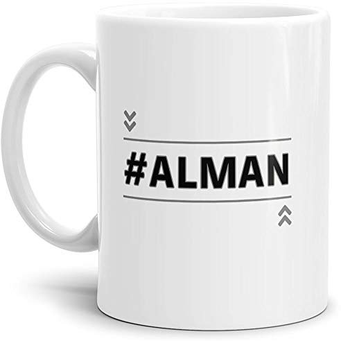 Trend-Tasse#Alman - Weiss/Typisch Deutsch/Deutsch-Türke/Digger/Bro/Atze/-Beste Quailtät - 25 Jahre Erfahrung