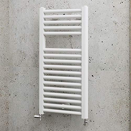 Schulte Badheizkörper München, 77 x 40 cm, 361 Watt Leistung, Anschluss unten, alpinweiß, Designheizkörper, H07640 04