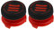 YINETTECH 2pcs Thumb Stick Extender Grip Plastic Rubber Red Compatible with PS3, PS4 Pro, Xbox 360 Controllers