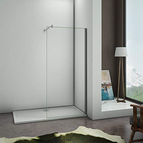 Walk-in 60x200cm ; Barra Regolabile 70-120cm, piatto doccia 120x70cm