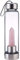 SeaHome Crystal Glass Water Bottle, Water Bottle with Gemstone Center Crystal Elixir Bottle with Natural Crystal Point Healing Obelisk Wand Energy Cup (rose quartz)