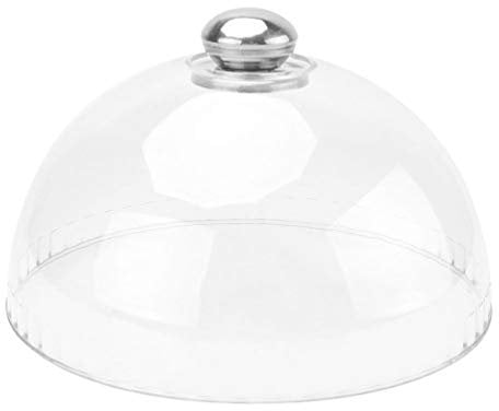 YARNOW Tortenglocke Kuchenhaube Transparente Käseglocke Kunststoff Lebensmittel Abdeckhaube Fliegenhaube Speiseglocke Speise Käse Kuchen Staubdichte Abdeckung Restaurant Küche Zuhause