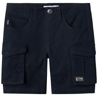 NAME IT Jungen Nkmryan Reg TWI L Shorts 6776-ba Noos Cargos, Dark Sapphire, 140