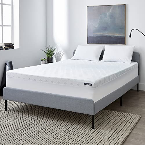 MOLECULE Cubrecolchón de espuma viscoelástica de gel triple Zone PRO para aliviar la presión, tamaño completo, firme