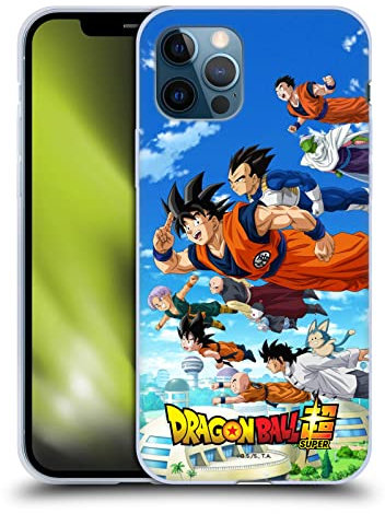 Head Case Designs Officially Licensed Dragon Ball Super Group Universe Survival Arc Soft Gel Case Compatible With Apple iPhone 12 / iPhone 12 Pro