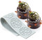 Moules en silicone creux en forme de feuille d'amant et de cœur, moule à chocolat géométrique 3D, moule en silicone 3D, moule en forme de feuille de chocolat, moule à sucre, décoration de gâteau,