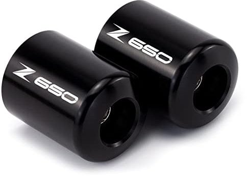 Für Kawasaki Z650 Z750 Z800 Z900 Z1000 Z 650 750 Motorrad Lenkerenden Gewicht Lenkergriffe Kappe Anti Vibration Silder Plug (Farbe : Black, Size : Z650)