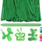 100 Pezzi Palloncini Modellabili, Verde Magici Palloncini Lattice, Palloncini Lunghi Modellabili, Palloncini di Magici Modellazione, per Feste, Compleano, Matrimonio, Anniversari Decorazione