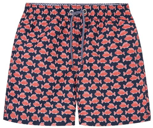 Hackett London Herren Minifish Shorts, Red (Red), M