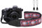 BestSounds Camera Strap, Jacquard Weave 2 Shoulder Neck Straps for All DSLR Cameras Men Women Photographers (Jacquard Rose Red)