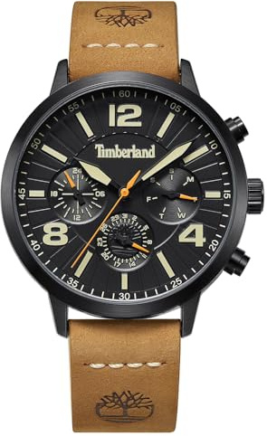 Timberland Men's Multi-Function Watch, Tan, Dress Sport