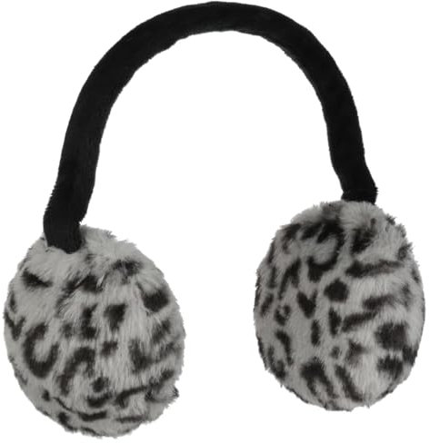 McBURN Fake Fur Ohrenschützer Ohrenwärmer Ohrenschutz Damen - Winter Herbst-Winter - One Size hellgrau