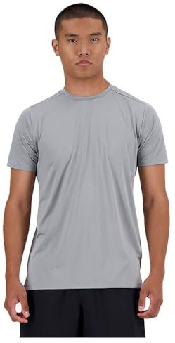 New Balance Herren Run T-Shirt Classic (1er Pack), 057 Schiefergrau, L