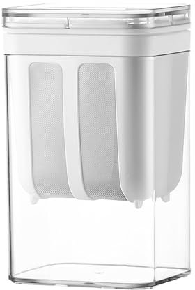 Filtro per yogurt fatto in casa da 1100 ml, filtro per yogurt greco, a maglia fine con coperchio, separatore per yogurt e latte di soia per uso domestico