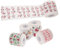 MAGICLULU 15 Rollen Weihnachts-toilettenpapier Union Musik Strumpffüller Gemustert Farbige Servietten Weihnachtsbedarf Fröhlich Schrott Festlich Vater Blumenpapier Jungfräulicher Zellstoff