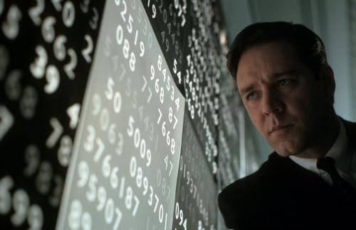 Poster A Beautiful Mind 5,082.5 cm, A5, Wandkunst, Heimdekoration, Filmposter, Leinwand, Film, Kino, Retro, Vintage, Kult, klassisch, Nostargic, Saga, moderner Nachdruck, wir drucken jedes Poster für