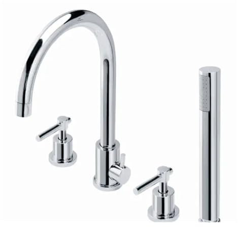 MYVVKIA Our-Piece Badewannenarmatur, Dreiloch-Trennung, Geteilte Badewanne, Küchenspülenarmatur