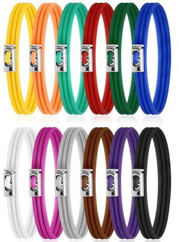 Sichuny Adjustable Wheelie Bin Straps Cord with Elastic Silicone Strap, Fits 8-33 Gallon Multifunctional Trash Bags