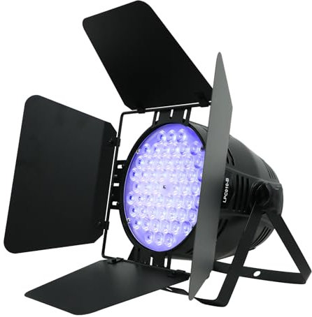 Discokugel mit Scheunentüren,BETOPPER 200W Hoch CRI Discolicht Partylicht,CRI/RA>90 RGBW 4in1 Ultra-helle LED Bühnenlicht,Bis zu 5000 Lm,Party Disco DJ Licht für Fotografie Video Hochzeit Show, 1S