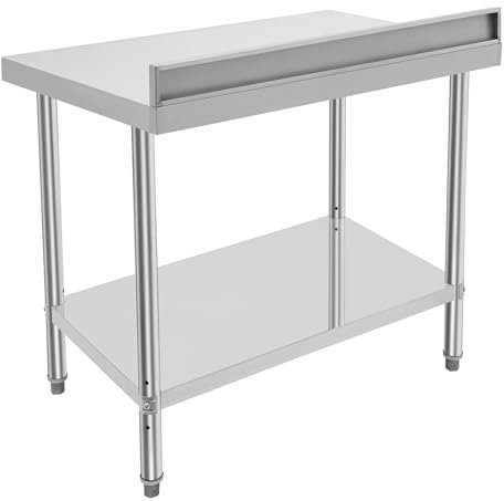 Küche Arbeitstisch Outdoor Edelstah Küchentisch mit Füße 100*60*97cm