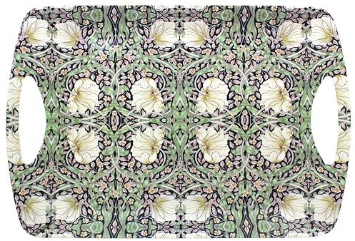The Leonardo Collection William Morris Pimpernel Tray Large | Serving Platter for Kitchen Use | Lovely Tray for Food and Tea | Stylish Accessory for Home Dining