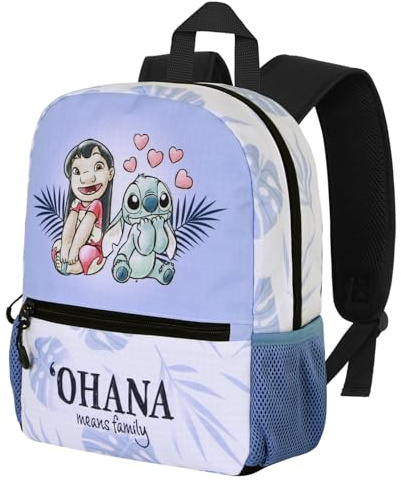 Disney Lilo und Stitch Couple-Sweet Rucksack, Lila, 26 x 33 cm, Kapazität 9,5 L