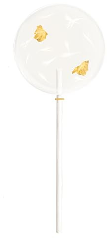 Blütenlollis mit verschiedenen echten Blüten und Blattgold - 4er Set - Salonbuck (True Love)