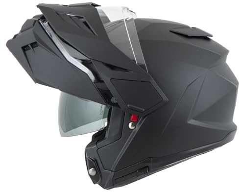 HJC I80 Matt Black Flip Front Modular Adventure Motorcycle Helmet